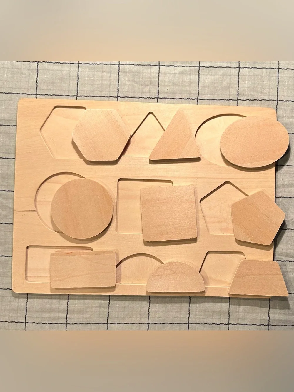 Collection of wooden puzzles for toddlers • kids